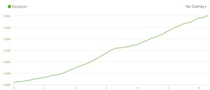 Mingus Creek Elevation